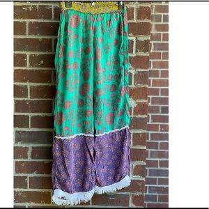 Boho Palazzo Pants. Size S/M.